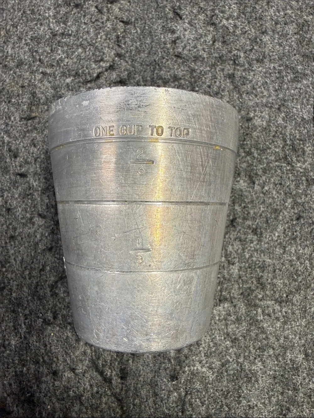Aluminum Smoothie Mixer & Measuring Cup - Silver